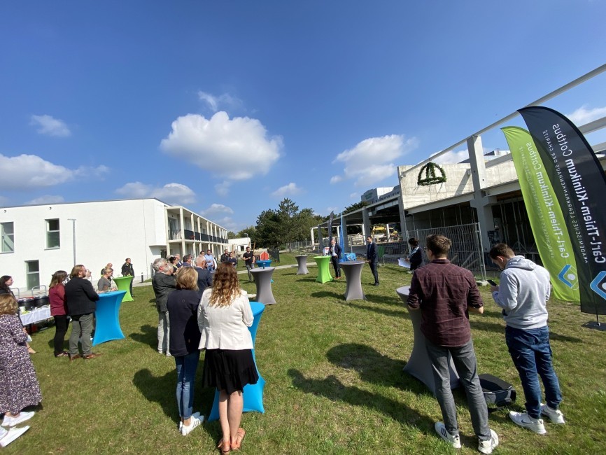Küchenneubau auf dem CTK-Campus feiert Richtfest