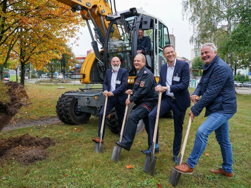 Spatenstich für neue Cottbuser Rettungswache