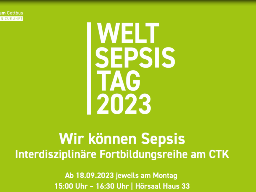 Neue Fortbildungsreihe zu Sepsis am CTK