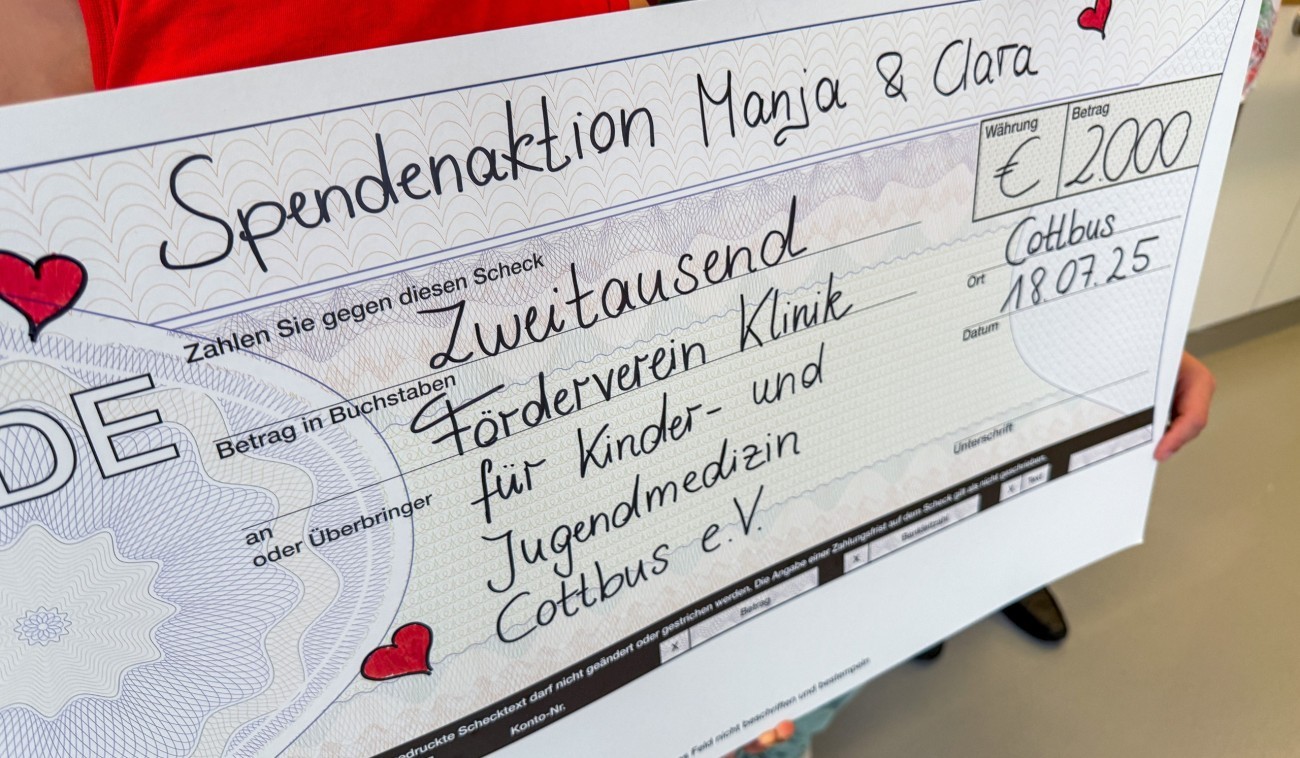 Spende Klinderklinik Foto 3